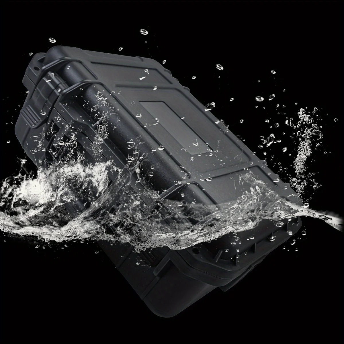 1pc Waterproof Hard Carry Case Bag Tool Case With Pre-cut Sponge Storage Box Safety Protector Organizer Hardware Toolbox thumbnail 6