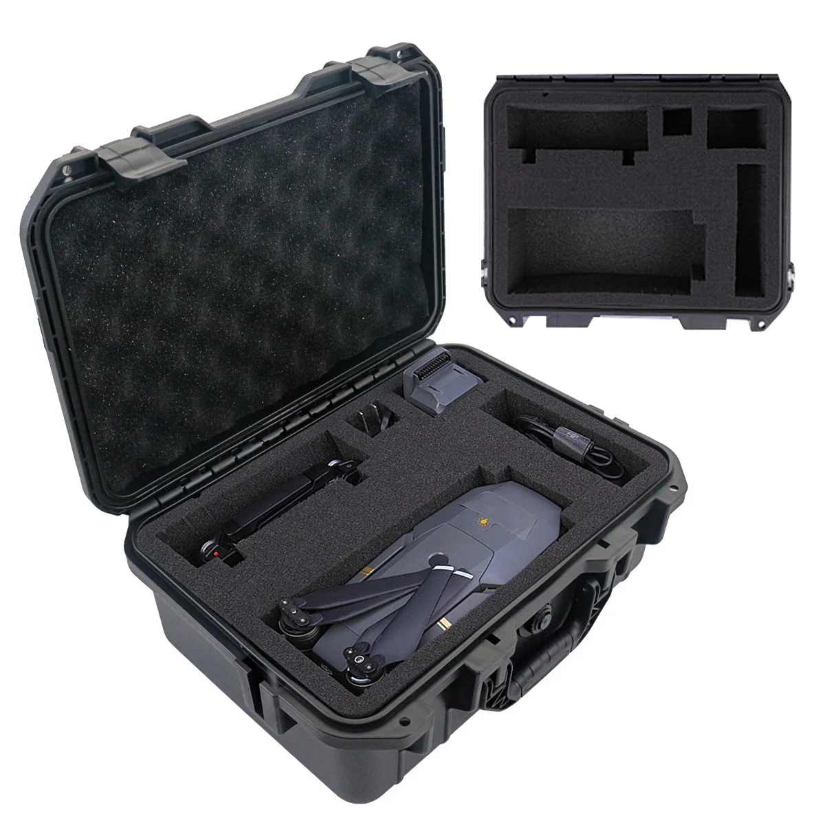1pc Waterproof Hard Carry Case Bag Tool Case With Pre-cut Sponge Storage Box Safety Protector Organizer Hardware Toolbox thumbnail 2