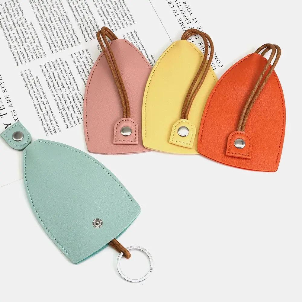 PU Leather Pull Out Keychain Pouch Waterproof Solid Color PU Key Wallets Key Organizer Key Holder Case Housekeepers Key Holder thumbnail 4