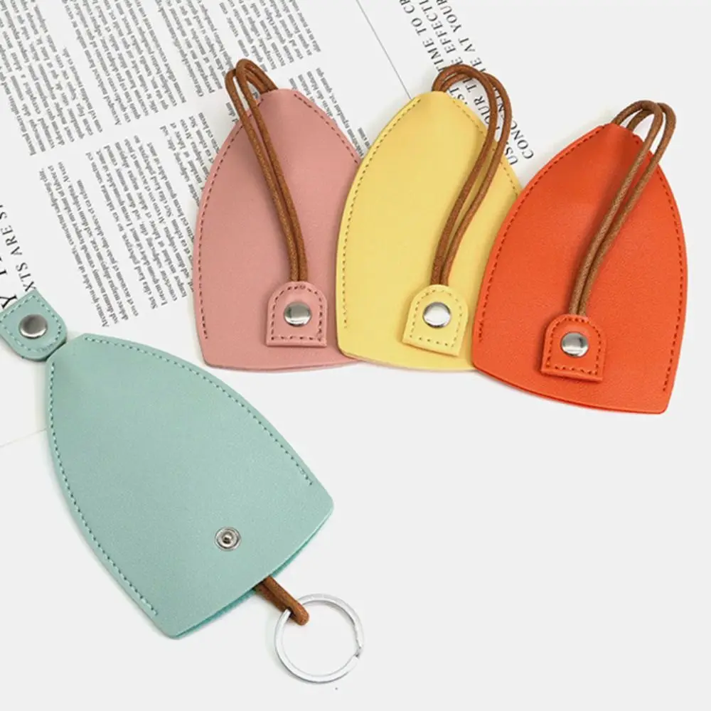 PU Leather Pull Out Keychain Pouch Waterproof Solid Color PU Key Wallets Key Organizer Key Holder Case Housekeepers Key Holder thumbnail 3