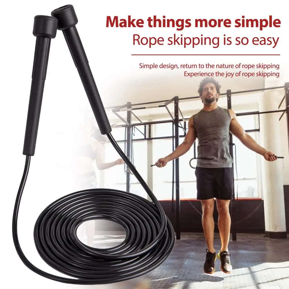 1PC 2.8M Speed Jump Rope Professional Children Adult Gym PVC Jumping Rope Adjustable Fitness Equipment Muscle Boxing Training thumbnail 3
