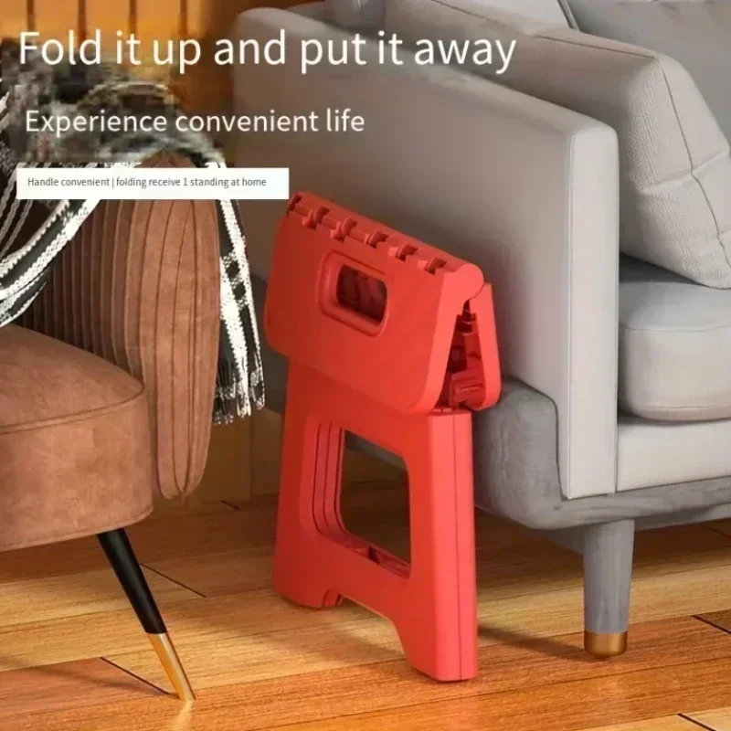 2024 New Adult Children Portable Folding Stool Thickened Plastic Saddle Chair For Outdoor Camping And Fishing thumbnail 3