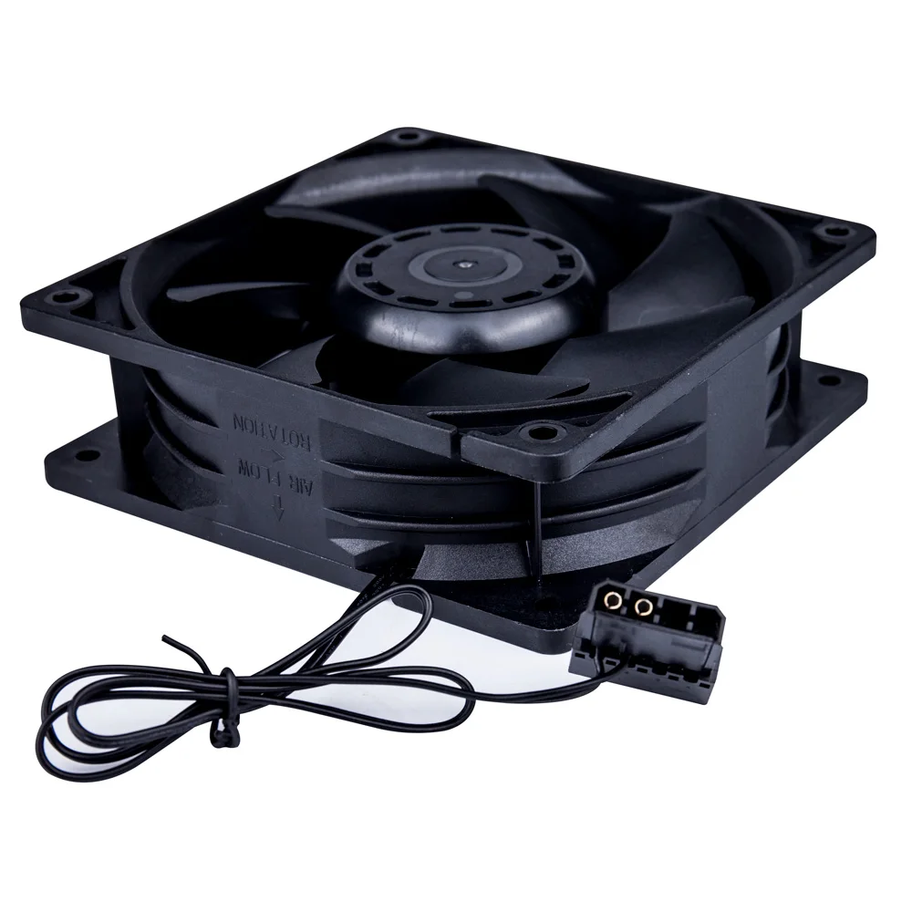 12V 3500RPM 5000RPM High Speed 12038 120mm Fan Two Ball Bearing 12cm Cooling Fans For Server Workstation BTC Mining Cabinet Case thumbnail 6