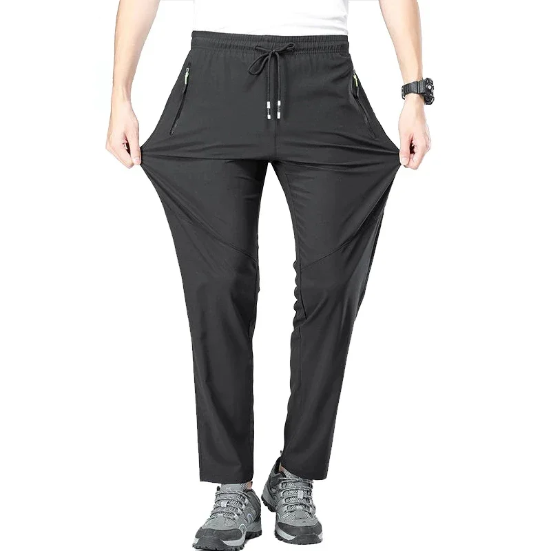 CHRLCK Men's Running Pants Summer Quick Dry Jogging Camping Hiking Fishing Sport Outdoor Trousers Women Large Size thumbnail 2