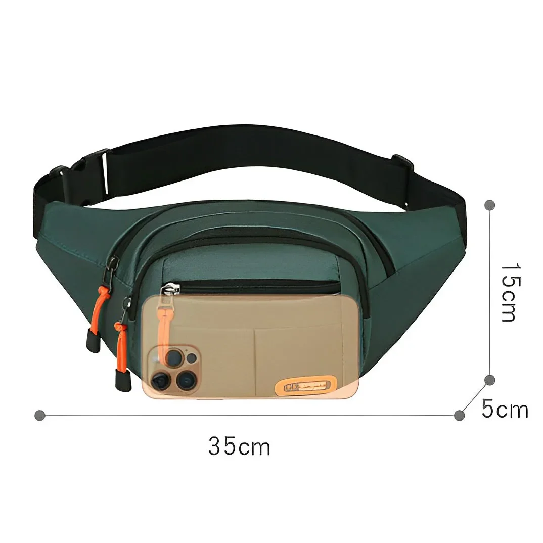 Men Women Oxford Waterproof Mobile Waist Bag Unisex Multifunctional Large Capacity Fanny Pack Wear-resistant Para Hombre 2024 thumbnail 3