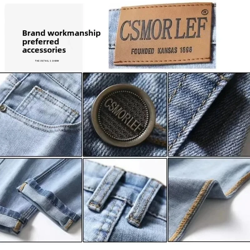 2026 Brand Jeans Summer Style Utr Thin Light  Men's Jeans Fashion Male Casual Denim Men's Jeans Slim Wholesale Jeans thumbnail 6