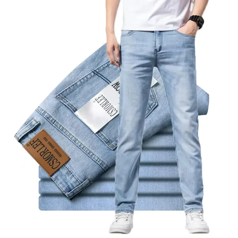 2026 Brand Jeans Summer Style Utr Thin Light  Men's Jeans Fashion Male Casual Denim Men's Jeans Slim Wholesale Jeans thumbnail 2