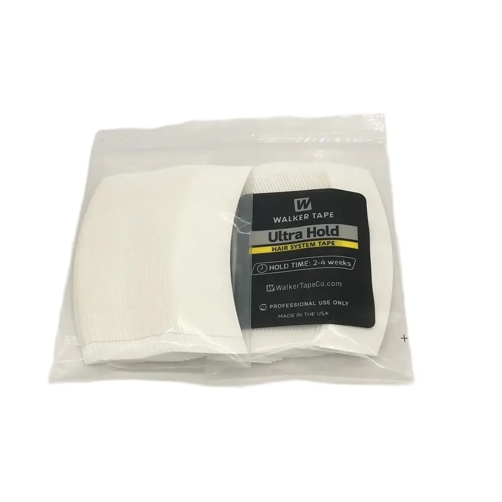 36 pcs 7.6 cm* 2.2 cm White Ultra hold tape lace front tape arc double sided Tape for toupee wig adhesive thumbnail 6