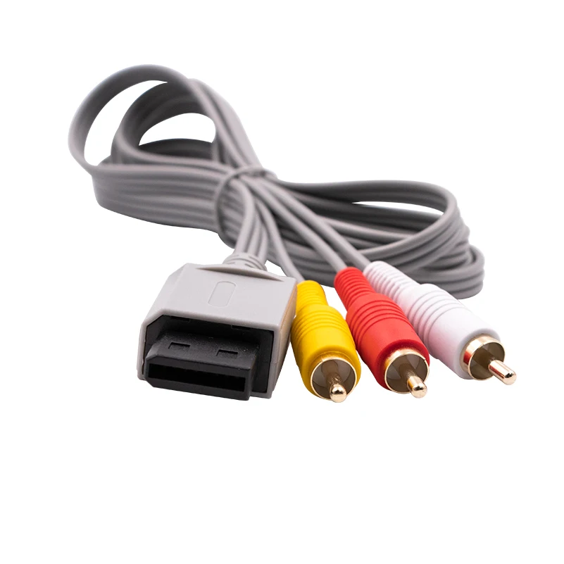 Audio Video AV Adapter Composite 3 RCA Cable for Nintendo Wii Cord Wire 1.8m thumbnail 3