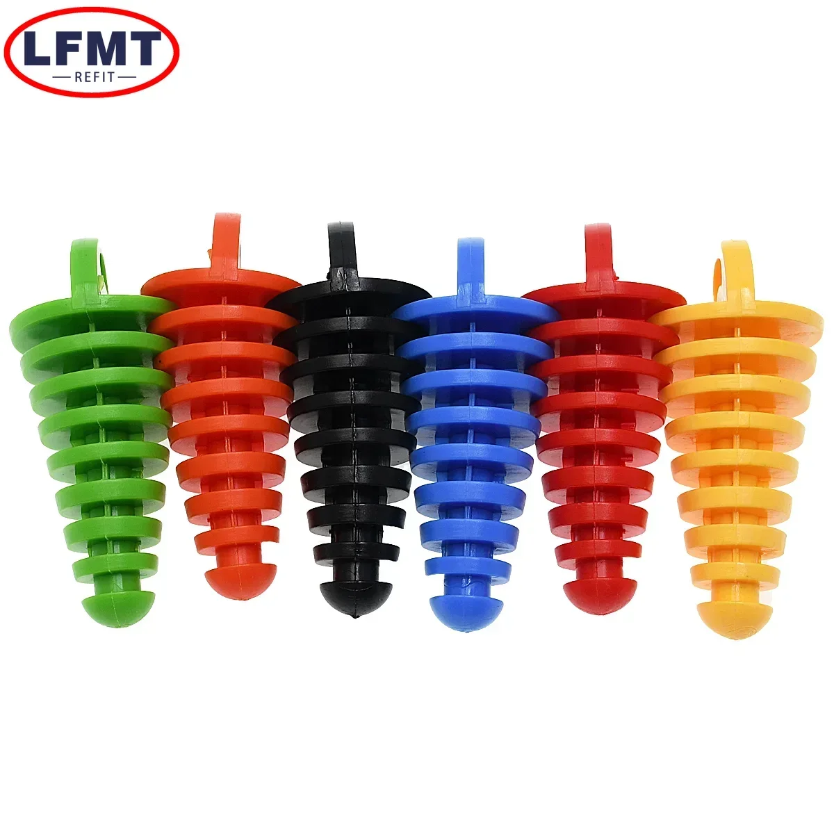 1 Pcs Motorcycle Exhaust Pipe Plug Muffler Wash Plug Pipe Protector Motocross Tailpipe Plug Move Blow-Down PVC thumbnail 5