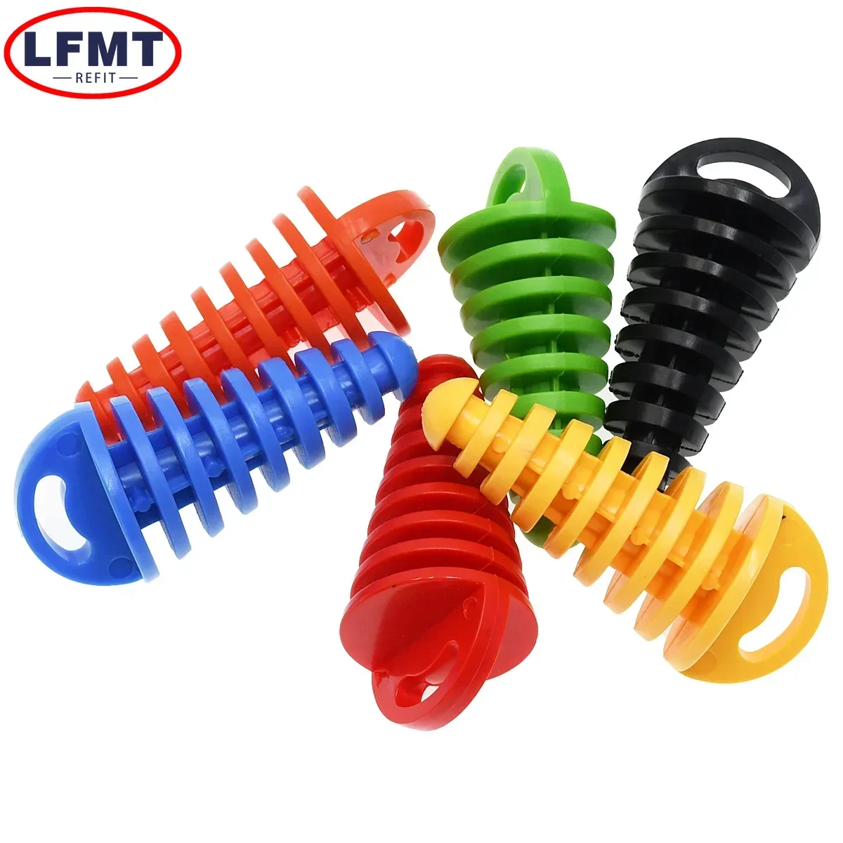 1 Pcs Motorcycle Exhaust Pipe Plug Muffler Wash Plug Pipe Protector Motocross Tailpipe Plug Move Blow-Down PVC thumbnail 4