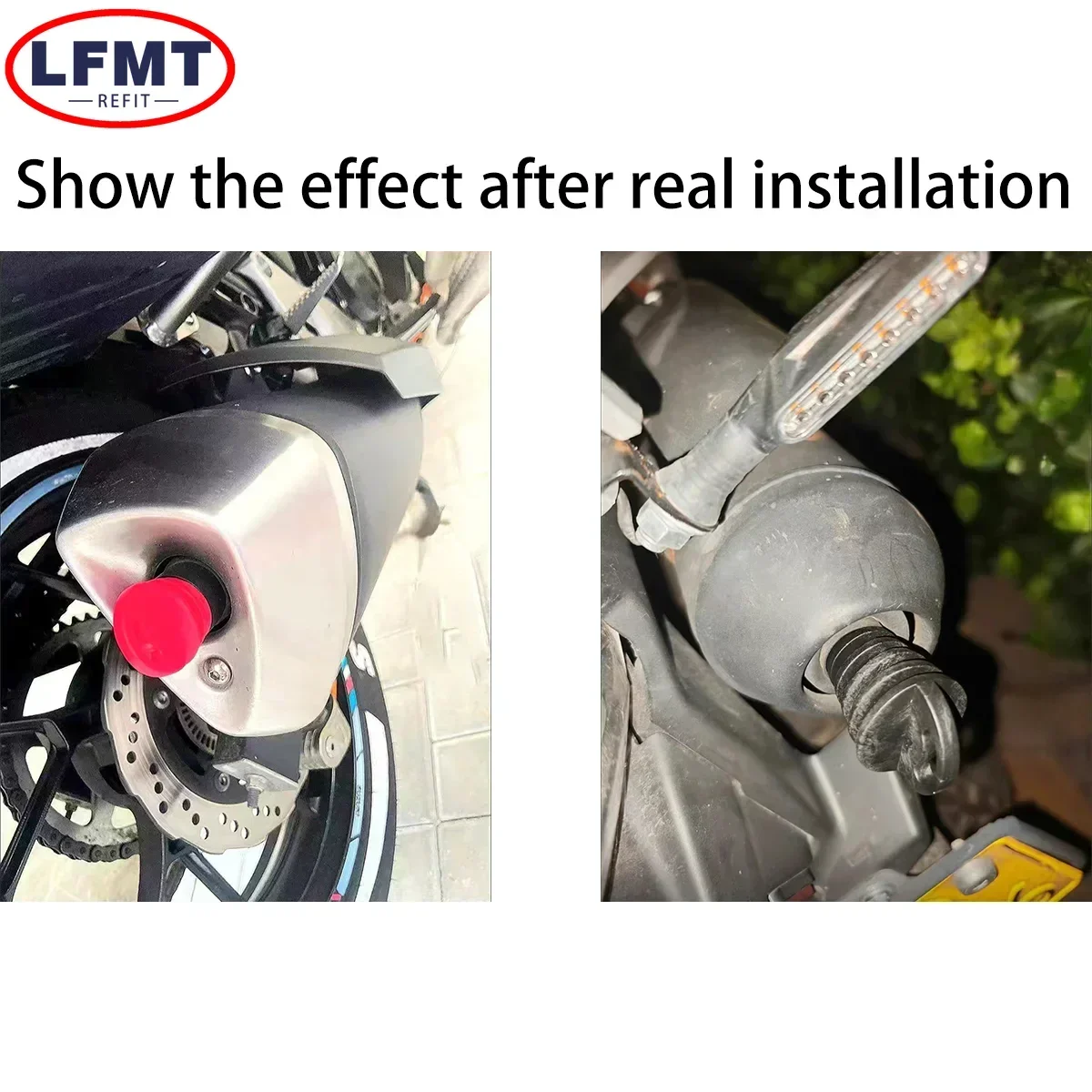 1 Pcs Motorcycle Exhaust Pipe Plug Muffler Wash Plug Pipe Protector Motocross Tailpipe Plug Move Blow-Down PVC thumbnail 3