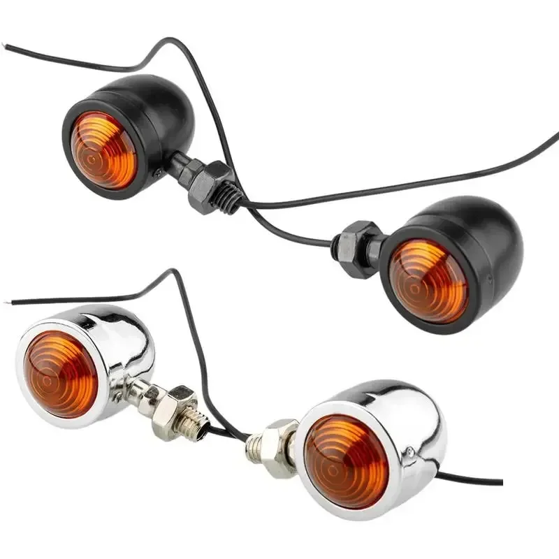 2pcs Motorcycle Turn Signal Lights LED Tail Light Fog Light for Motorcycle Turn Daytime Motorcycle Running Lights for Rear Head thumbnail 6