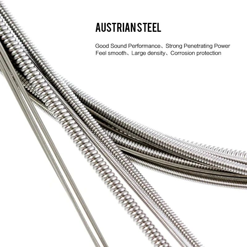 Orphee Electric Guitar Strings SE Series High Carbon Steel Hexagonal Core Nickel Alloy Wrap Strings Guitar Parts & Accessories thumbnail 3