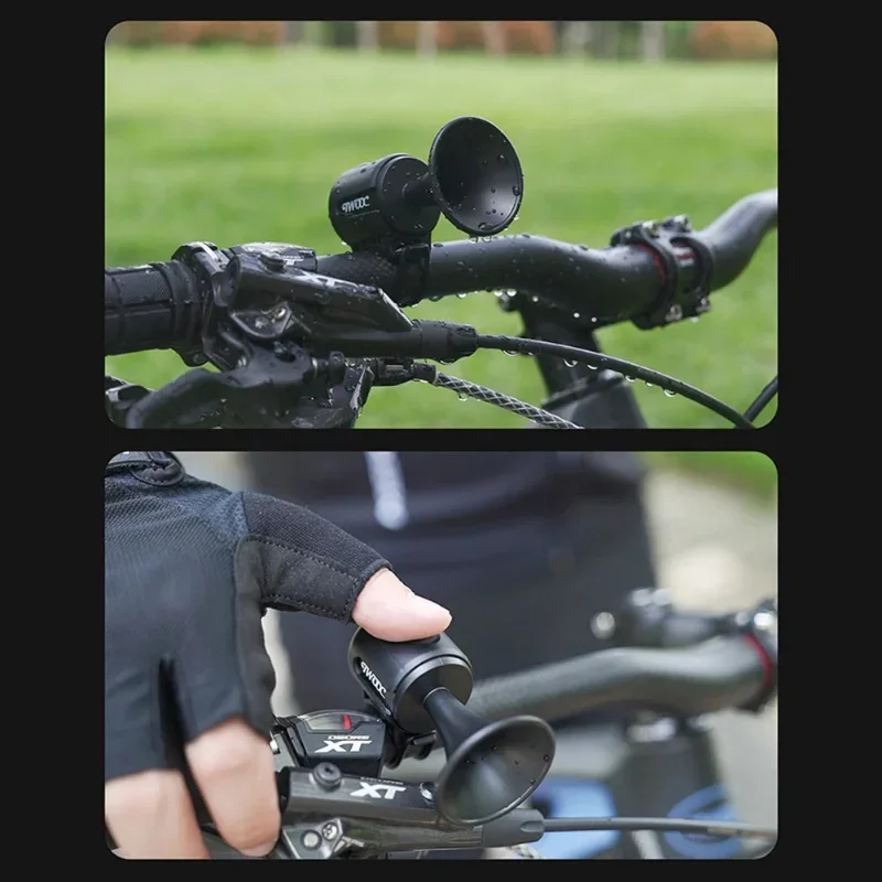 Bicycle Horn Electric Scooter Bell 120DB Waterproof Bike Horn MTB Road Cycling Bicycle Alarm Horn For Xiaomi M365 Pro Accessorie thumbnail 2