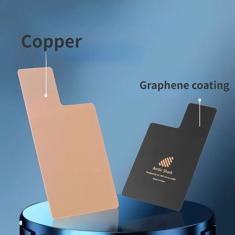 Game Mobile Phone Cooler Cooling Fin Patch Holder Copper Sheet Uniform Heat Dissipation Board Increases Dissipation Area thumbnail 4