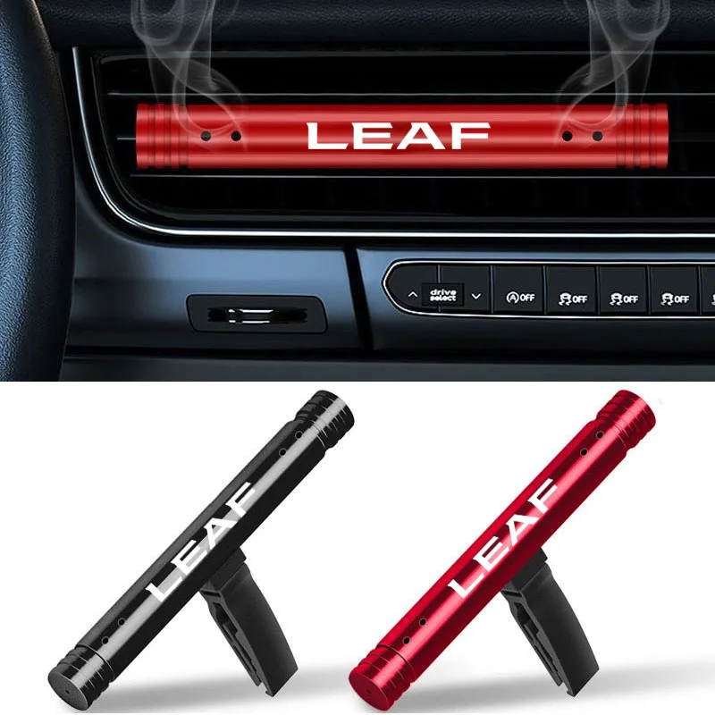 Car Air Fresheners Aroma Diffuser Vent Clips Perfume Essential Oil Sticks Automotive Fragrance For Nissan Leaf Car Accessories