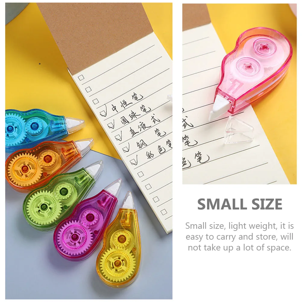 6Pcs Portable Correction Tape Stationery Eraser Convenient for Daily Use Cute Kawaii School Student Accessories thumbnail 3