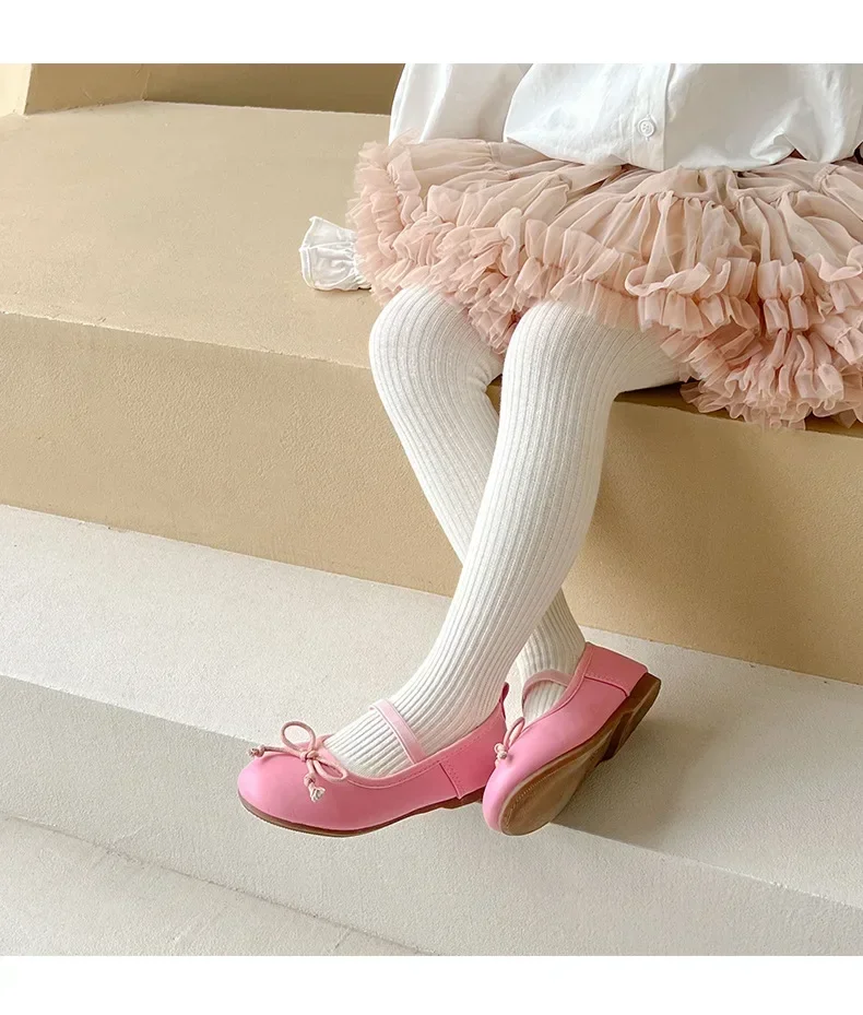 Baby Leggings Kids Children Tights Stockings 1-9Years Warm Baby Tights Spring Autumn Solid Color Cotton Girls Pantyhose thumbnail 6