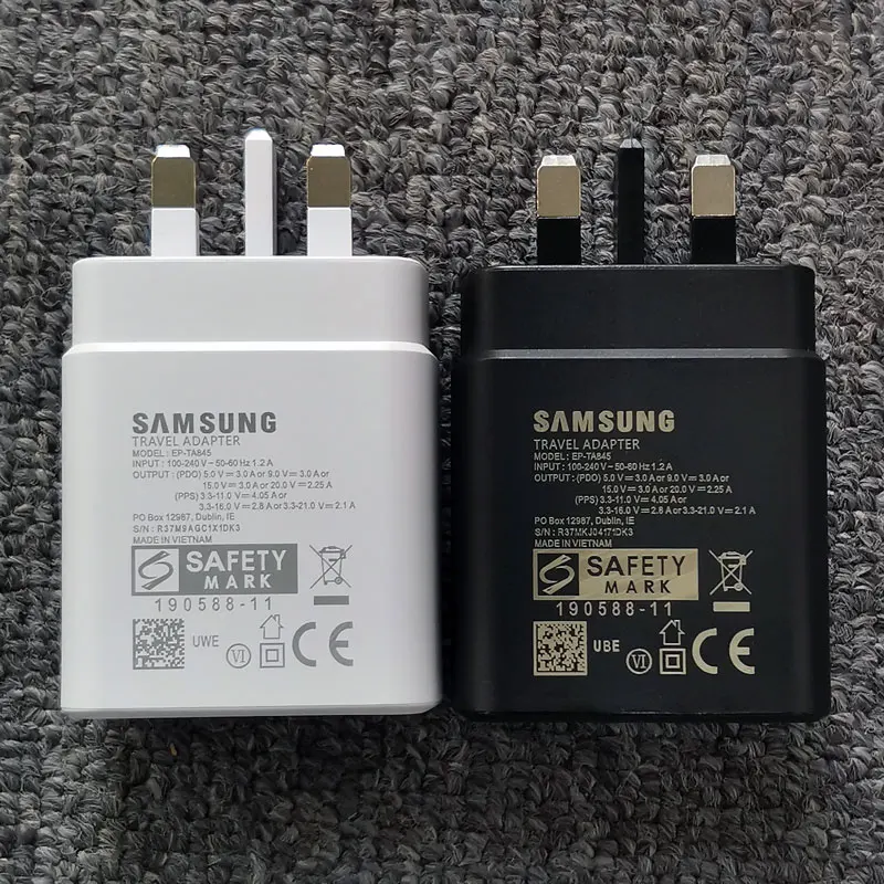 Samsung 45W UK Plug PD Charger Super Fast Charging Adapter For Galaxy S24 S23 S22 S21 S20 Note 20 Ultra 10 Z Flip Fold 6 5 4 3 2 thumbnail 3