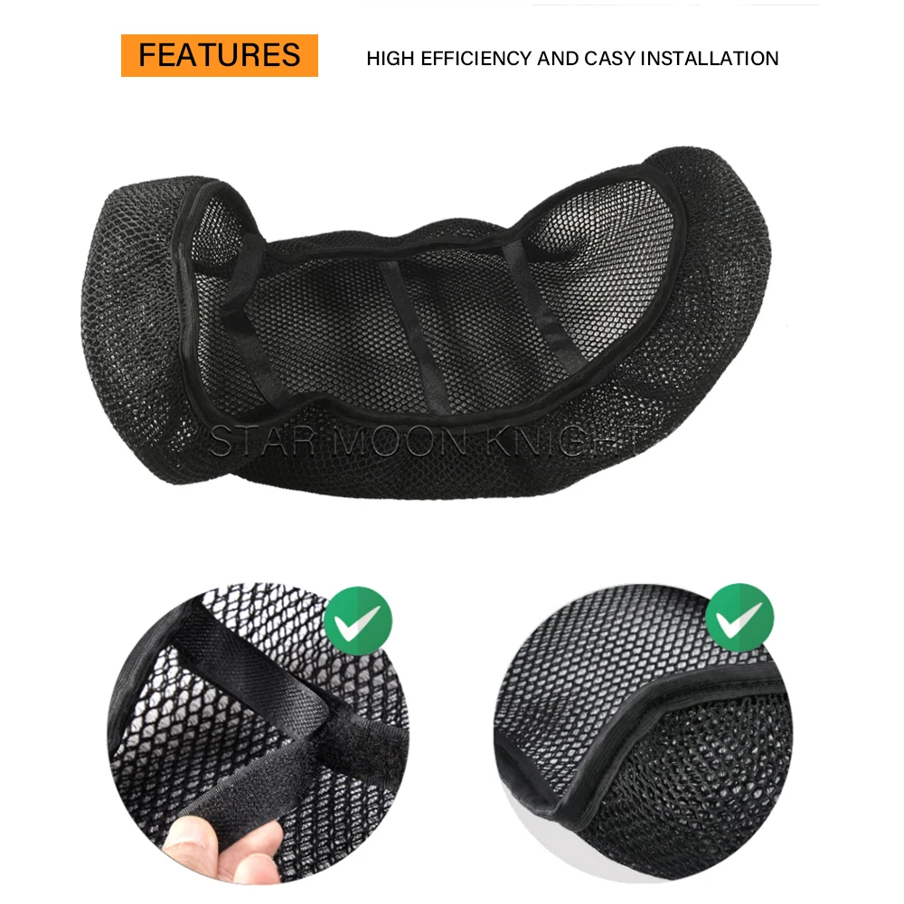 Passenger Seat Cushion For Suzuki V-Strom 650 VStrom 1000 DL 650 DL1000 DL250 Motorcycle 3D Insulated Seat Cover Accessories thumbnail 4