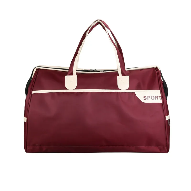 Nylon Travel Duffel Bag Outdoors Storage Bag Large Capacity Short-Distance Travel Package Foldable Boarding Bag Luggage Handbag thumbnail 5
