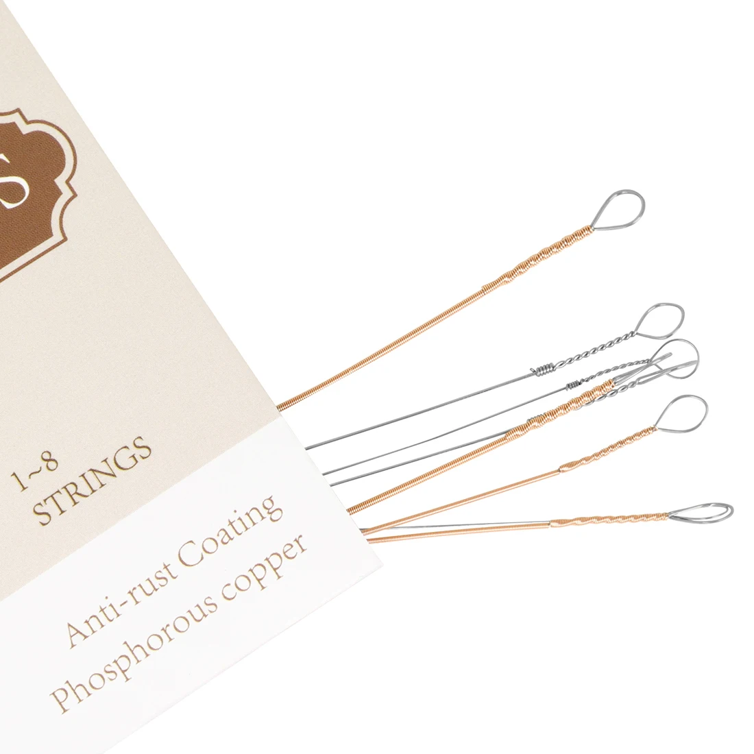 IRIN M113 Mandolin String 8 pcs Set Guitar Strings Phosphorous Copper Material Rustproof Guitar Strings  Accessories thumbnail 3