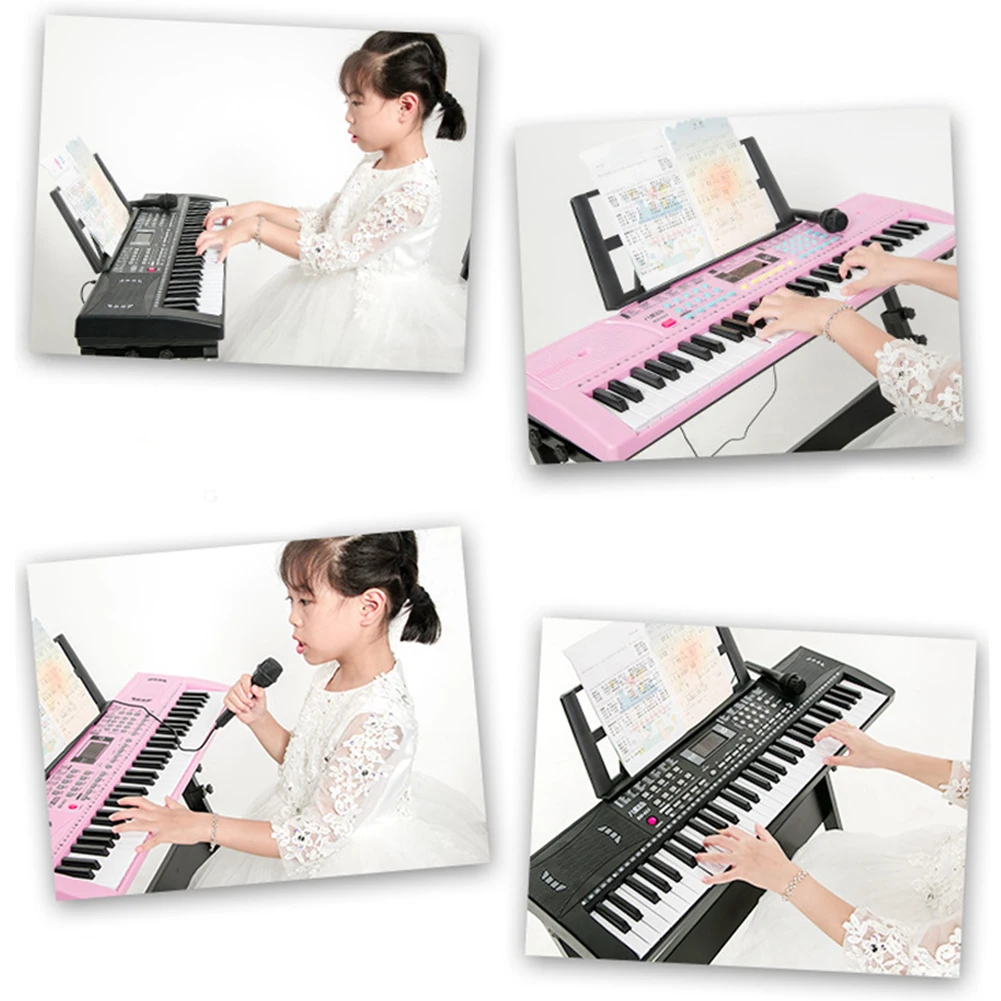 61 Keys USB Digital Keyboard Piano Professional Children's Electronic Piano Portable Kid Toy Electronic Organ Musical Instrument thumbnail 5