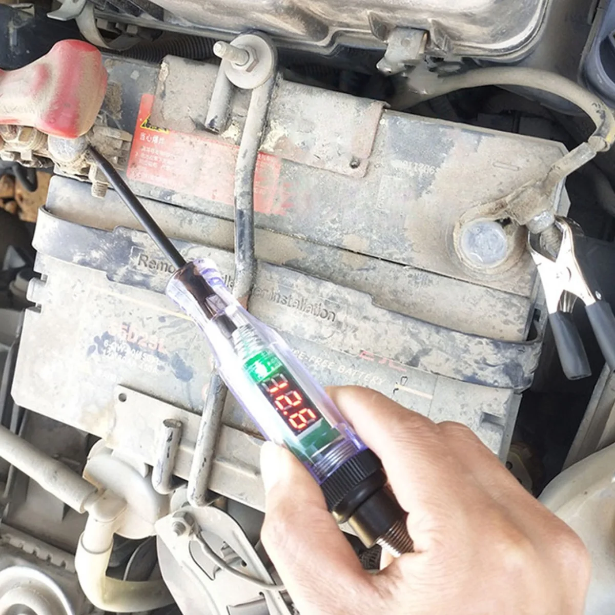 Digital voltage circuit tester 5V-90V test pen automotive circuit detection diagnostic repair tool thumbnail 3
