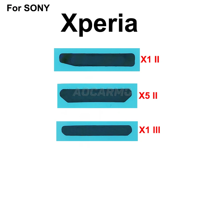 Aocarmo For SONY Xperia 1 II III V VI 5 II X1ii X1iii X5ii Top Dust Mesh Ear Speaker Earpiece Grid With Waterproof Adhesive thumbnail 6