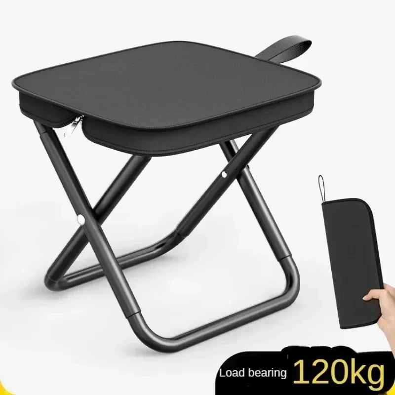 Portable Multifunctional Outdoor Picnic Camping Folding Chair Ultra Light Fishing Stool Folding Chair Outdoor Accessories