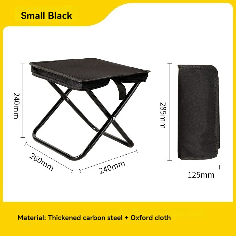 Portable Multifunctional Outdoor Picnic Camping Folding Chair Ultra Light Fishing Stool Folding Chair Outdoor Accessories thumbnail 6