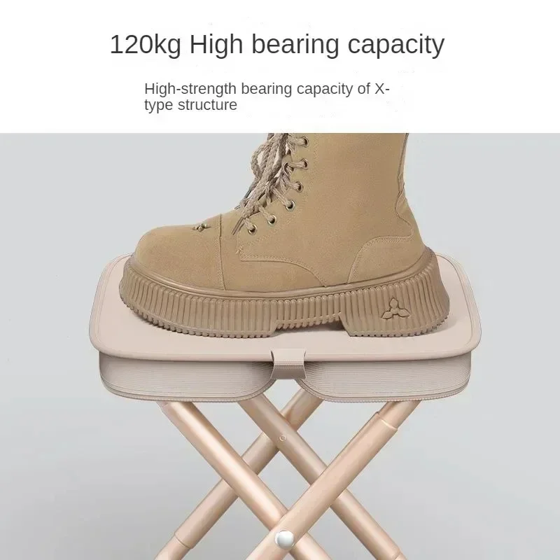 Portable Multifunctional Outdoor Picnic Camping Folding Chair Ultra Light Fishing Stool Folding Chair Outdoor Accessories thumbnail 3