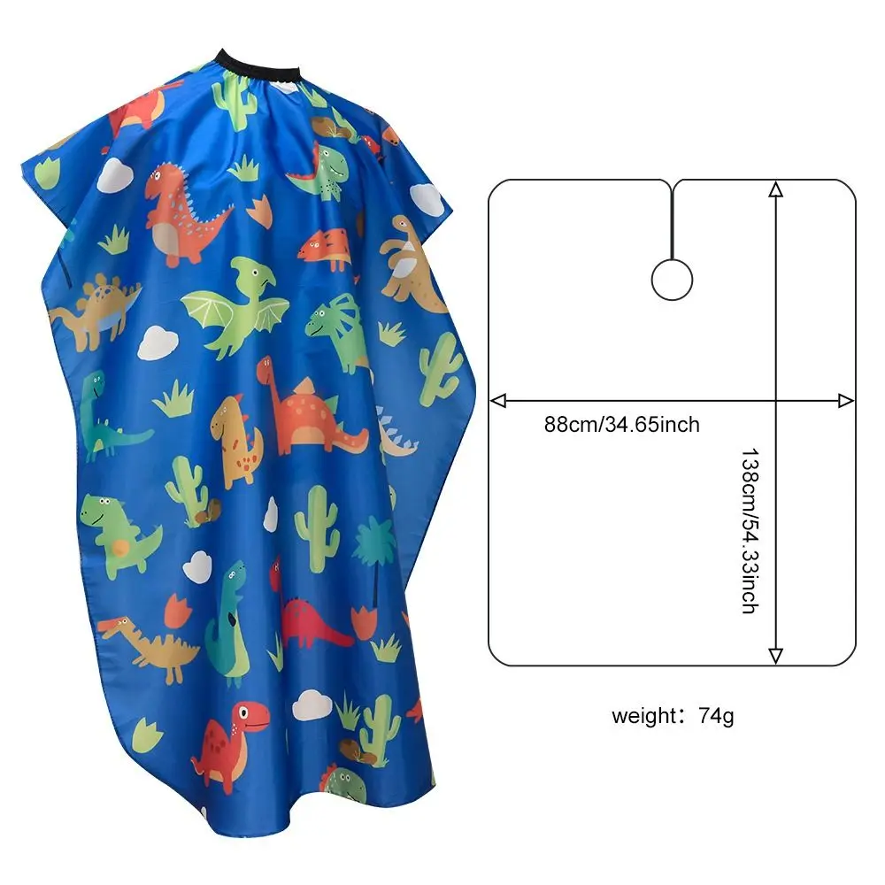 Professional Kids Barber Cape Accessories Durable Cute Hair Cutting Cape Waterproof Hairdressing Salon Cape thumbnail 6
