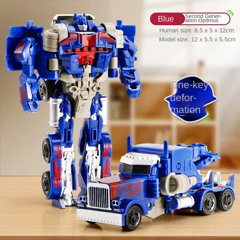 Transformation Car Toy One Step Deformation Robot Action Figure Model Kid Puzzle Toy Anime Robot Model Deformation Car thumbnail 2
