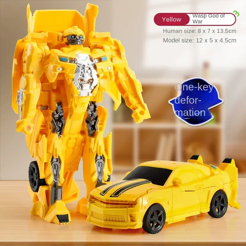 Transformation Car Toy One Step Deformation Robot Action Figure Model Kid Puzzle Toy Anime Robot Model Deformation Car thumbnail 3