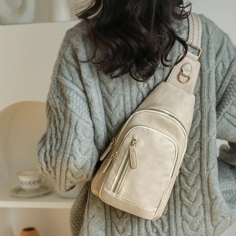 Women Bag Fashion Sling Bag for Woman High Quality PU Leather Pack Crossbody Chest Bolsa Feminina Sacs À Main Shoulder Messenger thumbnail 4