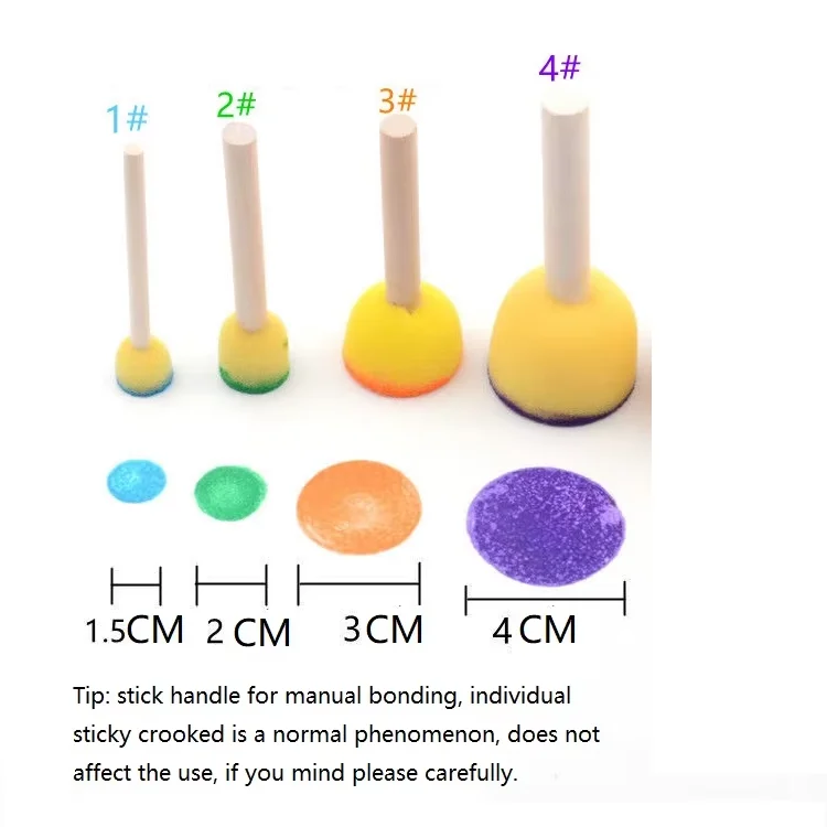 20PCS Sponge To Paint Sponges To Paint Crafts Sponge for Coloring Sponge Painting Watercolour thumbnail 2