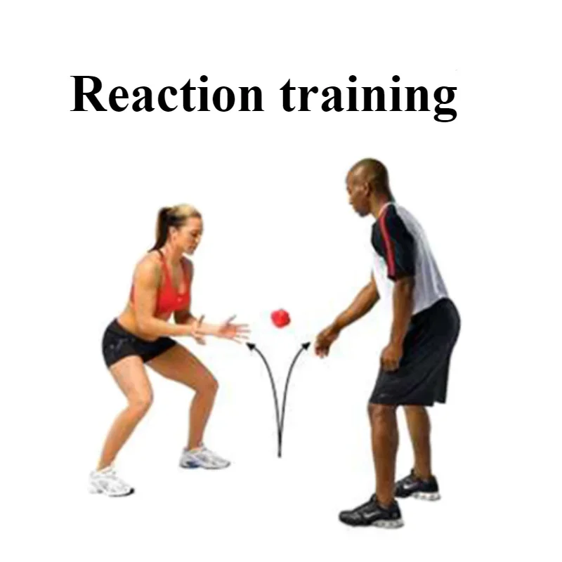 1pc Reactive ball receiving trainer High difficulty Tennis Table Tennis Boxing Agile Trainer Speed response ball Outdoor Fitness