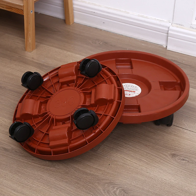 Removable Plant Stand Flower Pot Tray With Universal Wheel Heavy Rolling Flower Pot Rack Indoor And Outdoor Balcony thumbnail 6
