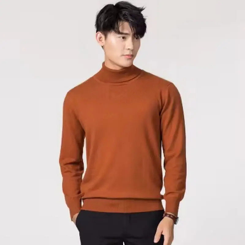 Cashmere Cotton Blend Turtleneck Men Jumper 2025 Autumn Winter Wram Clothes Vetement Homme Pull Homme Hiver Man Pullover Sweater thumbnail 6
