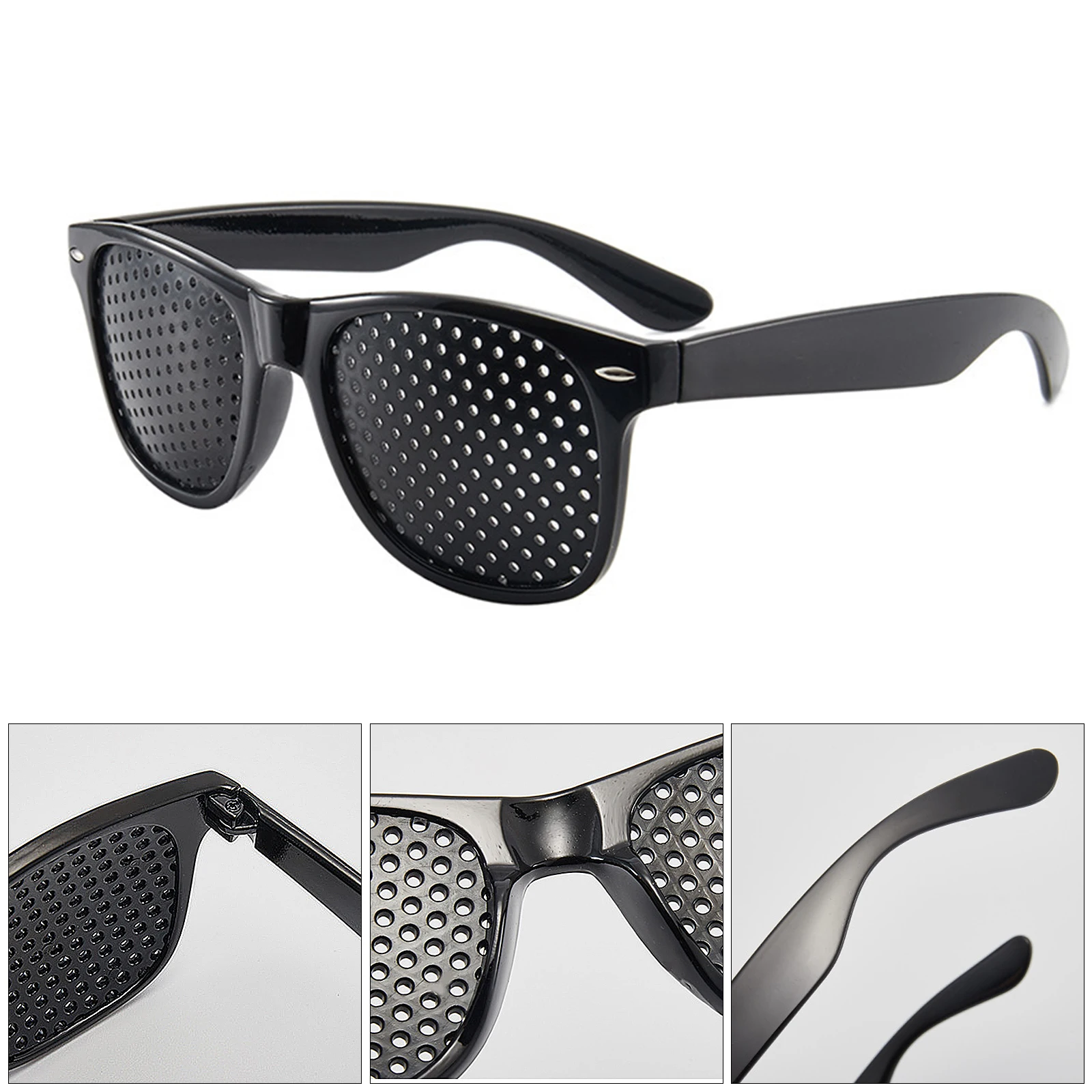Anti-myopia Astigmatism Glasses Vision Correction Fatigue Pin Hole Glasses With Holes For Men Women Eyesight Improvement Eyewear thumbnail 5