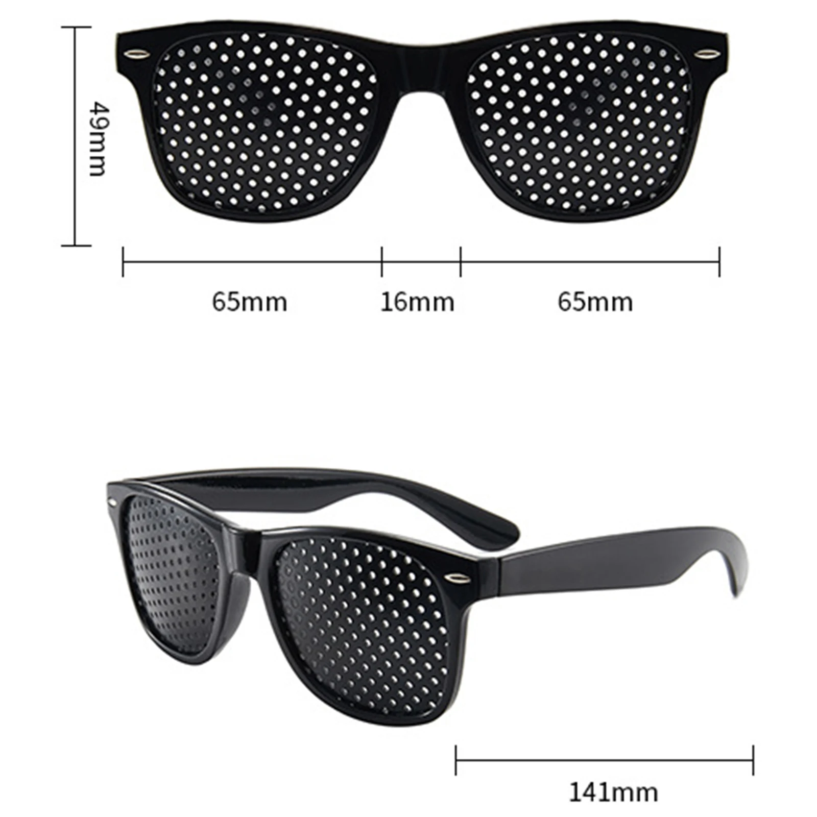 Anti-myopia Astigmatism Glasses Vision Correction Fatigue Pin Hole Glasses With Holes For Men Women Eyesight Improvement Eyewear thumbnail 6