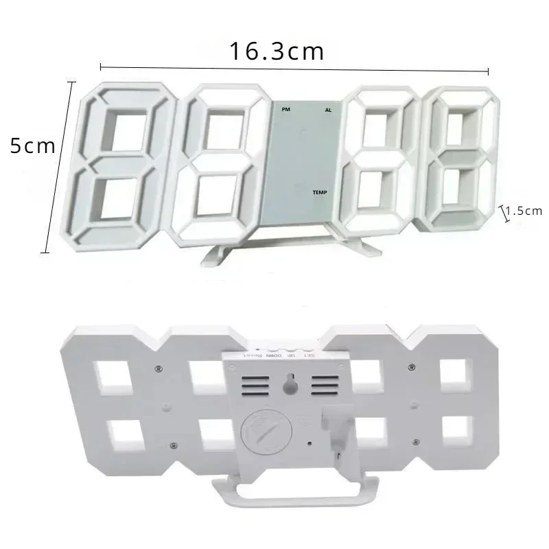 Digital Wall Clock Desk Watches Electronic Alarm Modern Home Decoration for Bedroom Decor Interior Led Table Clocks Living Room thumbnail 6