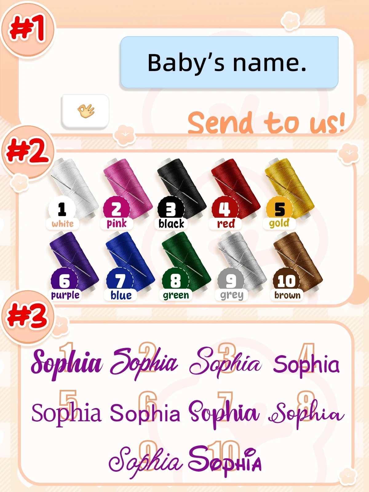 Personalized Soft Plush Baby Blanket with Name Newborn Stroller Sleeping Dolls Custom Towel Cover -appease Soother Gift thumbnail 6