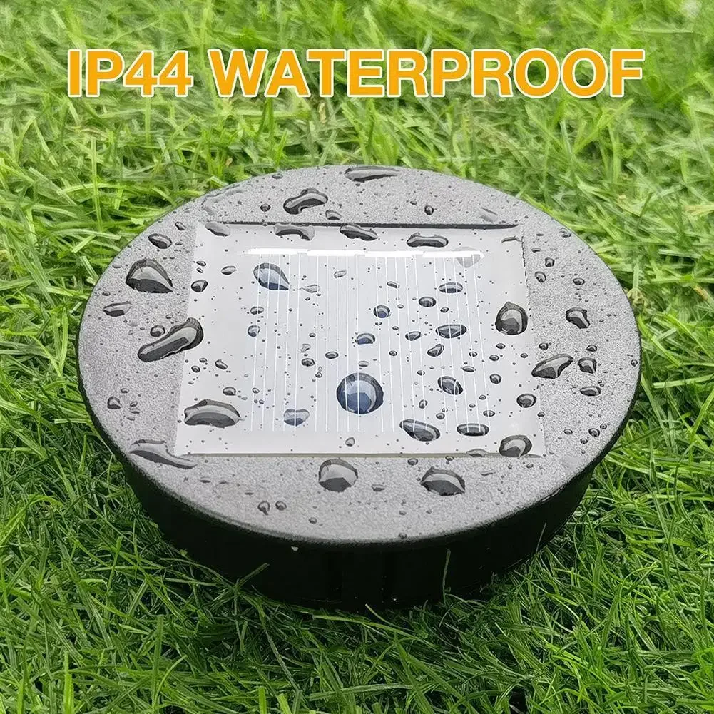 1-4PCS 8CM Solar Light Replacement Top 1.2V Waterproof LED Solar Panel Lantern Lid Light Solar Lantern Top Outdoor Decor Garden thumbnail 2