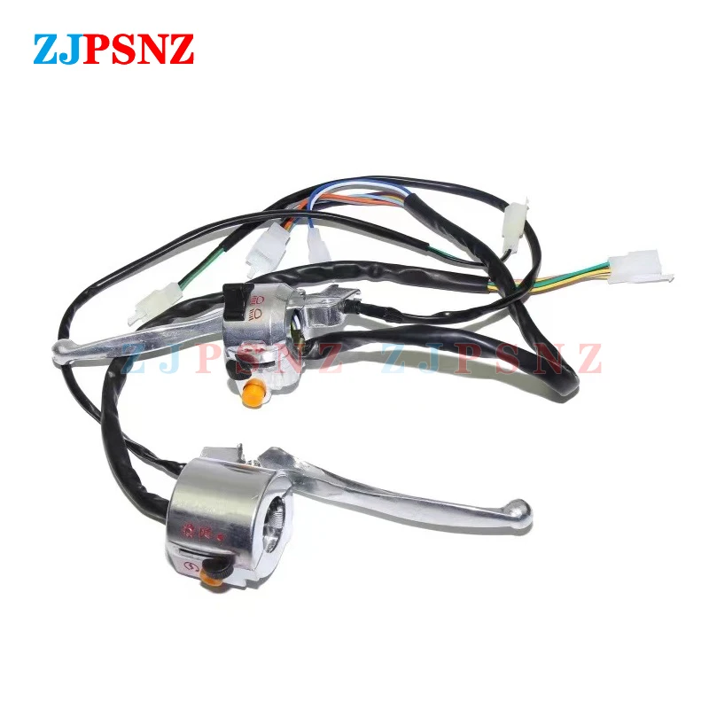22MM Motorcycle Scooter E-bike Right Left Handlebar Switch For Retro Scooter Drum Brake Horn Fog Lamp Lighting Switch Waterproof thumbnail 4