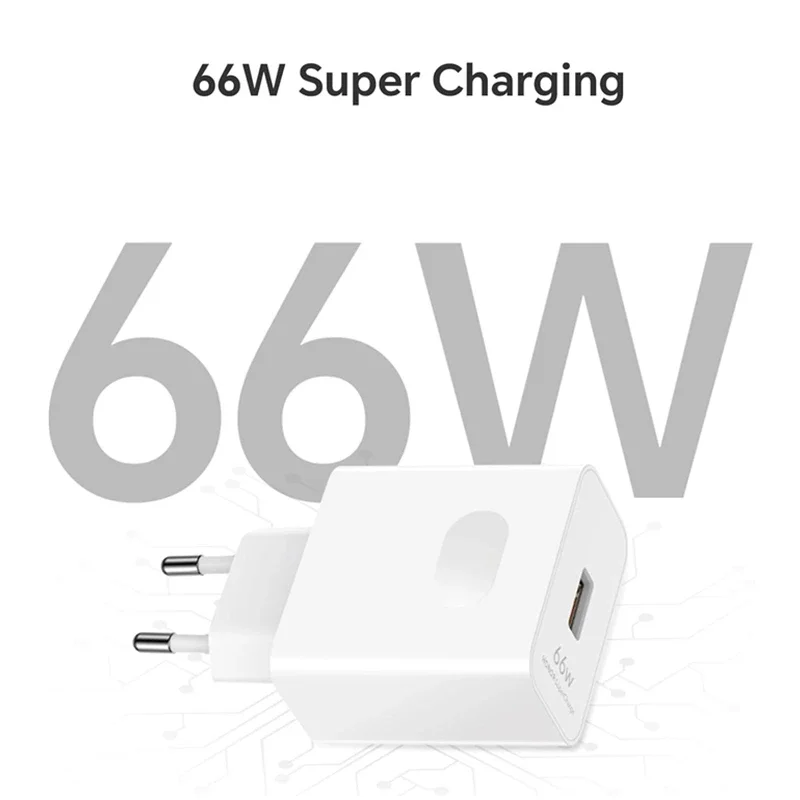 6A 66W Super Fast EU Wall Charger For Huawei Mate 40 50 60 P50 Nova 8 9 10 Honor 90 100 X7 X8 X9 Magic Type C Charging USB Cable thumbnail 2