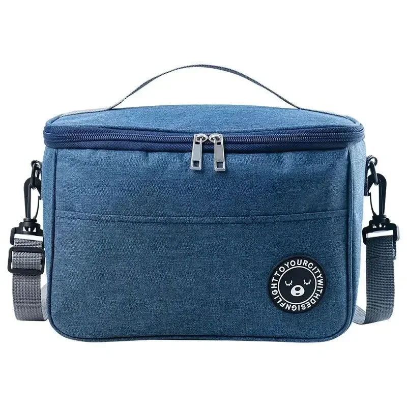 2024 New Portable Lunch Bag Food Thermal Box Waterproof Office Cooler Lunchbox With Shoulder Strap Insulated Case thumbnail 6