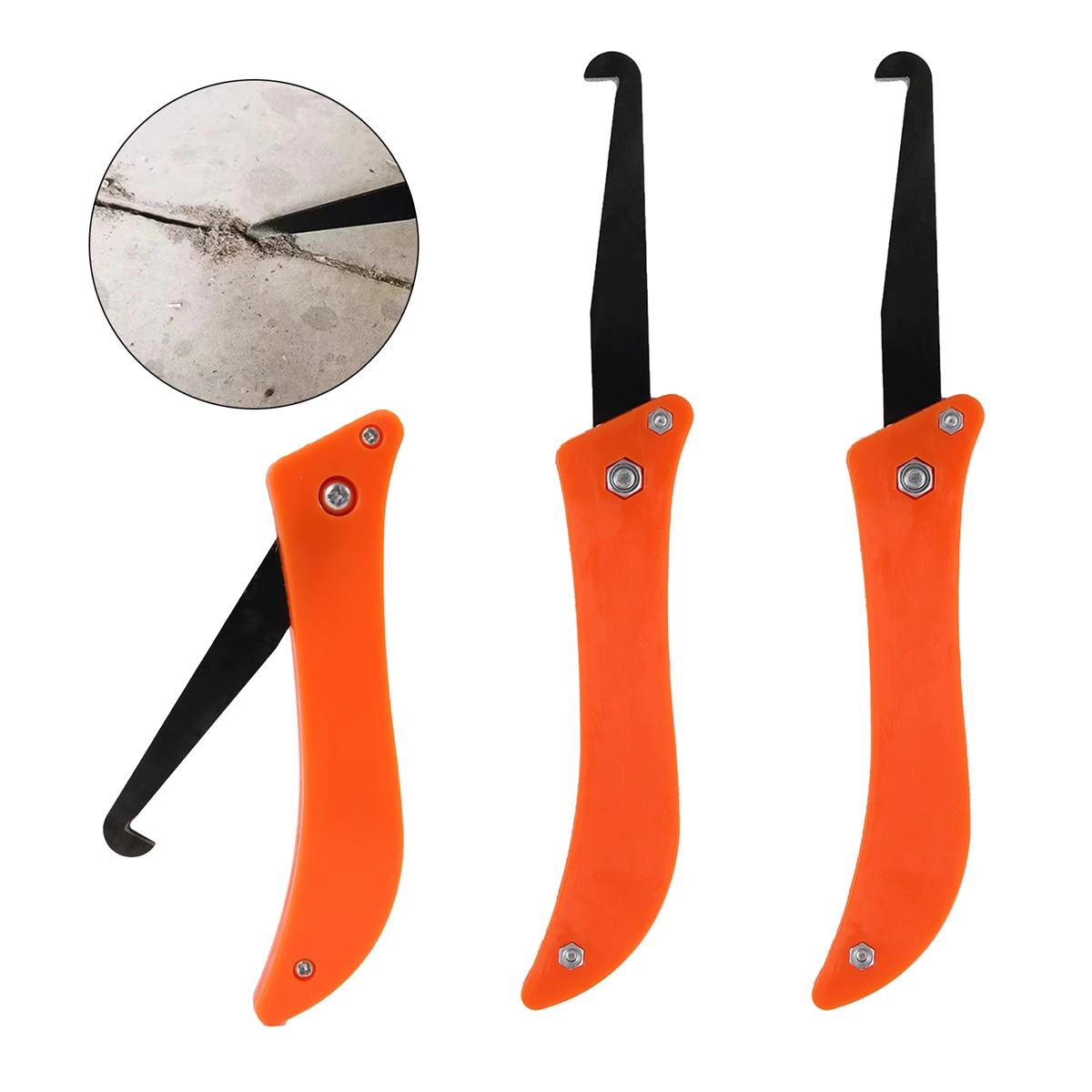 Professional Tile Gap Cleaning Tools Ceramic Tile Gap Repair Hook Knife Cutter Blade Wall Floor Grout Cleaning Removal Scraper thumbnail 2
